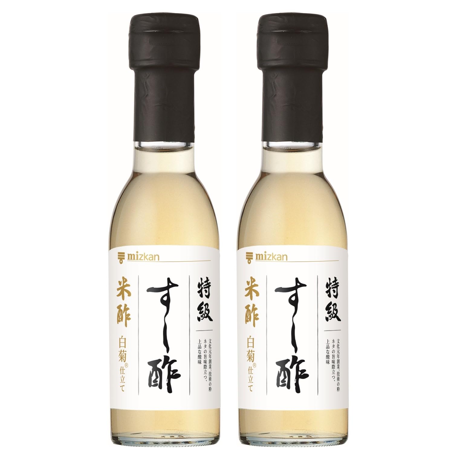 Amazon.co.jp: ミツカン 特級すし酢 米酢 白菊 仕立て 150ml×2本 : 食品・飲料・お酒