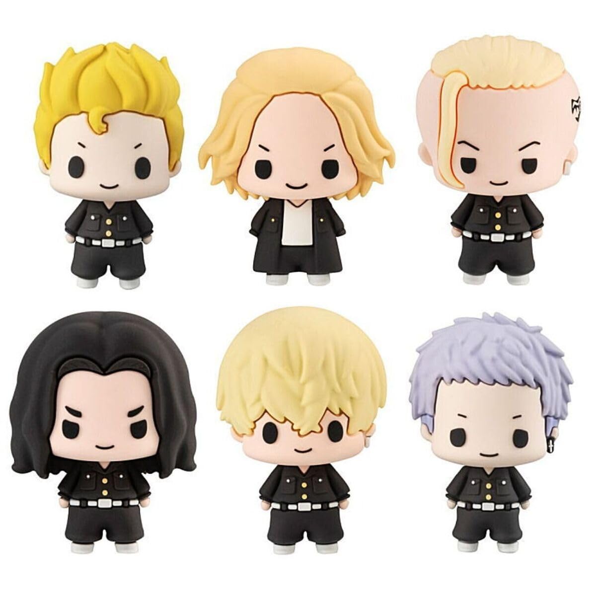 Megahouse Tokyo Revengers Chokorin Mascot Mini Figures, Black