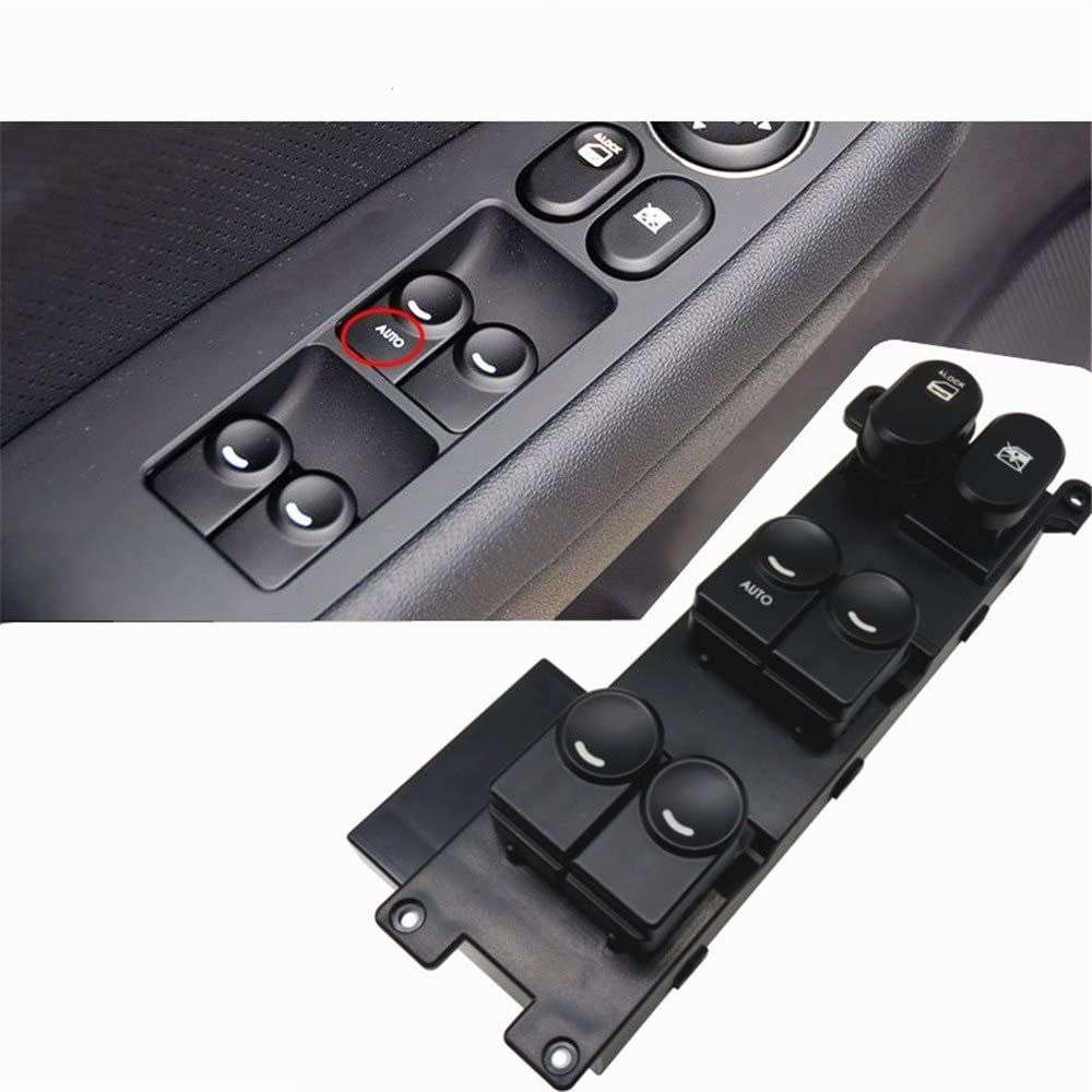 Interruttore di controllo del sollevatore elettric Per Hyundai I30 I30cw 2008-2011 93570-2L010 93570-2L000 Interruttore di controllo alzacristallo elettrico anteriore sinistro nero 16 pin(AUTO)