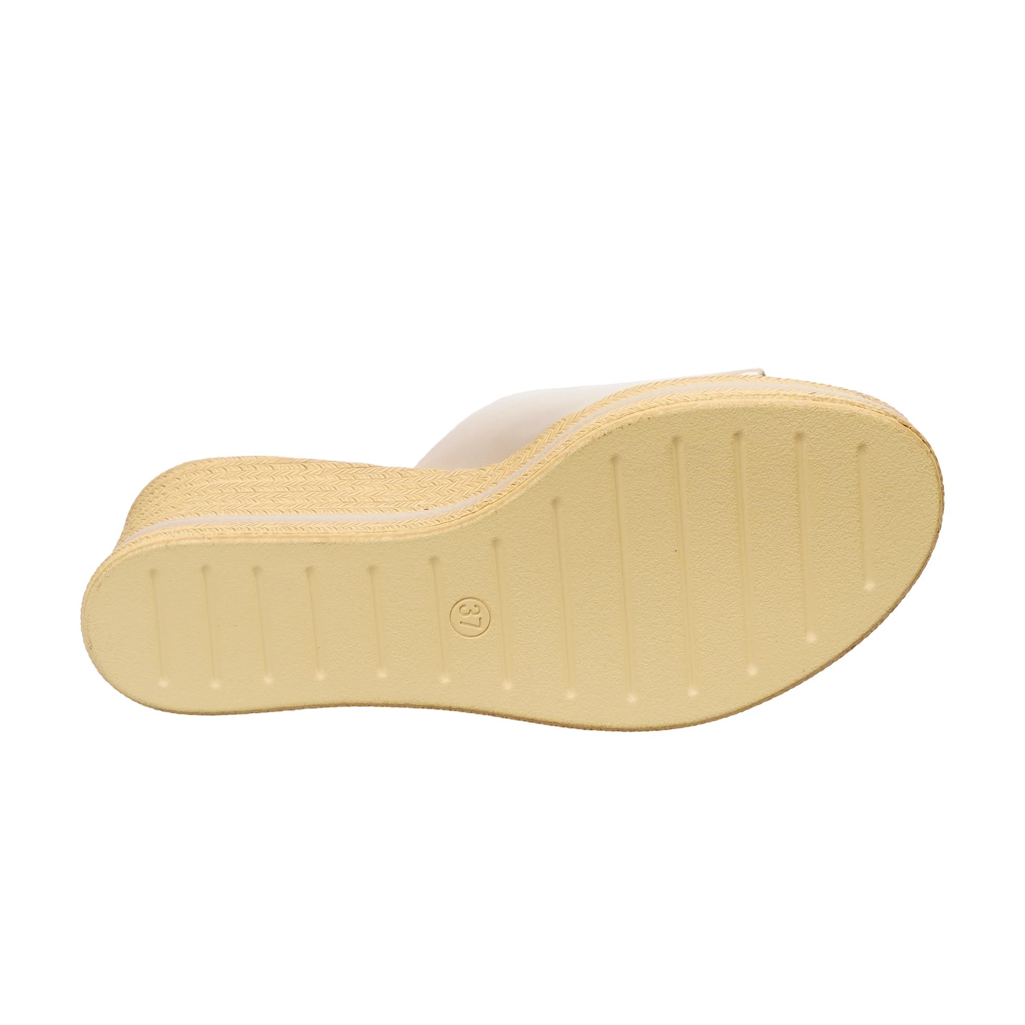 JOMIX Sandali Donna Estivi Eleganti con Zeppa e Plateau Comode Scarpe Aperte Leggere e Traspiranti Calzature alla Moda per Tutti i Giorni