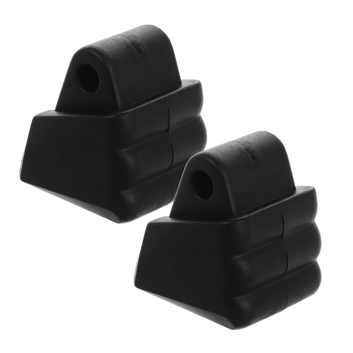 Abaodam 2pcs Inline Roller Skate Brake Stopper Pads Non-Slip Replacement Brake Blocks for Fitness and Quad Skates with Emergency Braking Power and Toe Plugs