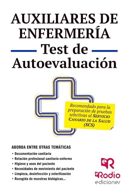 Portada de Auxiliares de Enfermería. Test de Autoevaluación. Servicio Canario de Salud