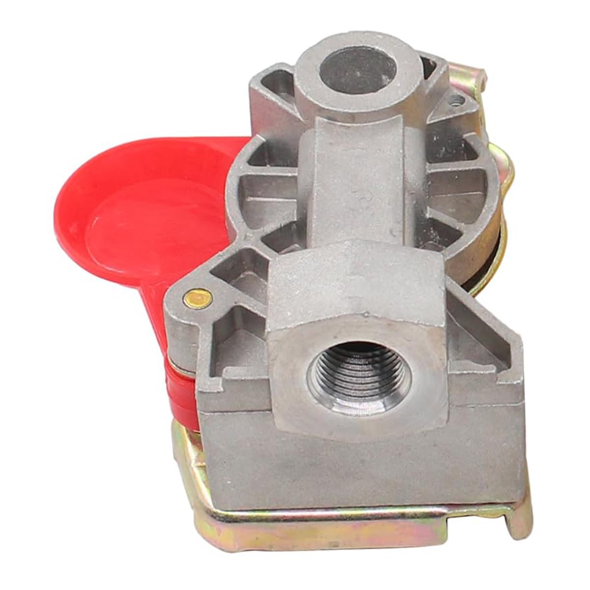 Tête d'accouplement M16 avec jeu de soupapes Tête d'air comprimé rouge jaune avec capuchon anti-poussière pour camion tracteur véhicule de remorquage à air comprimé semi-remorque