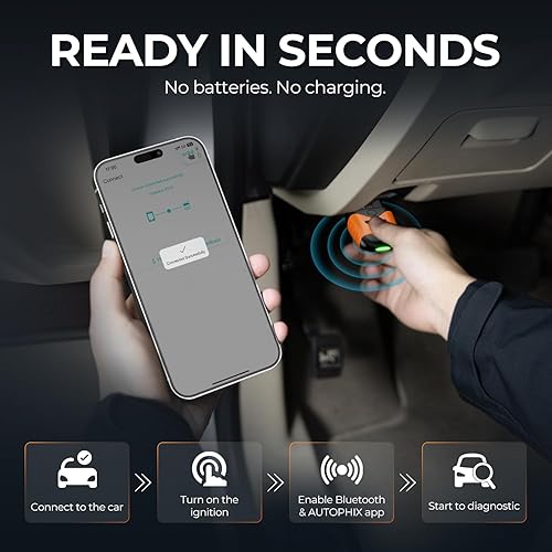 Miniatura 7 de AUTOPHIX 3210 Pro OBD2 Scanner Bluetooth - Check All Engine Fault Codes for All 1996+ Vehicles - Easy DIY Car Scanner with Battery & Performance