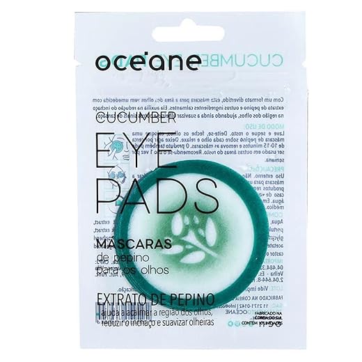 Océane Máscara para Olhos de Pepino - Cucumber Eye Pads 10un