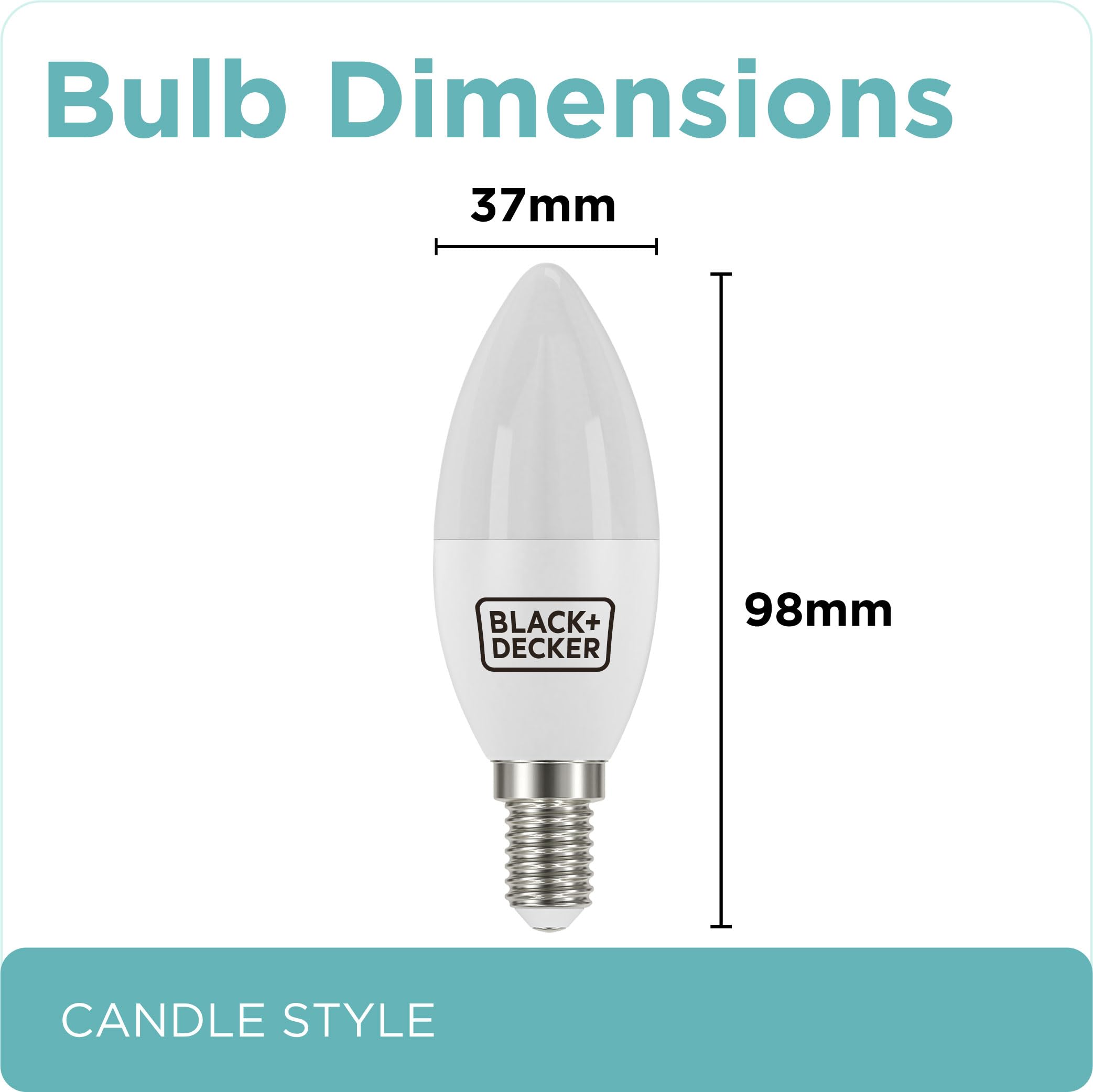 BLACK+DECKER®, LED Candle Lightbulbs - Image 2