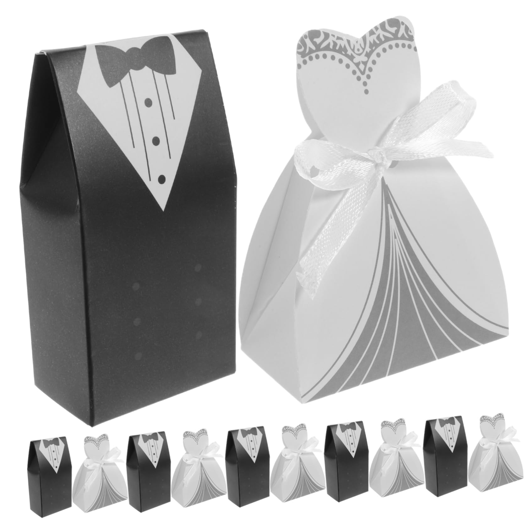Scatola Regalo Matrimonio Romantica in Cartone 100 Pezzi