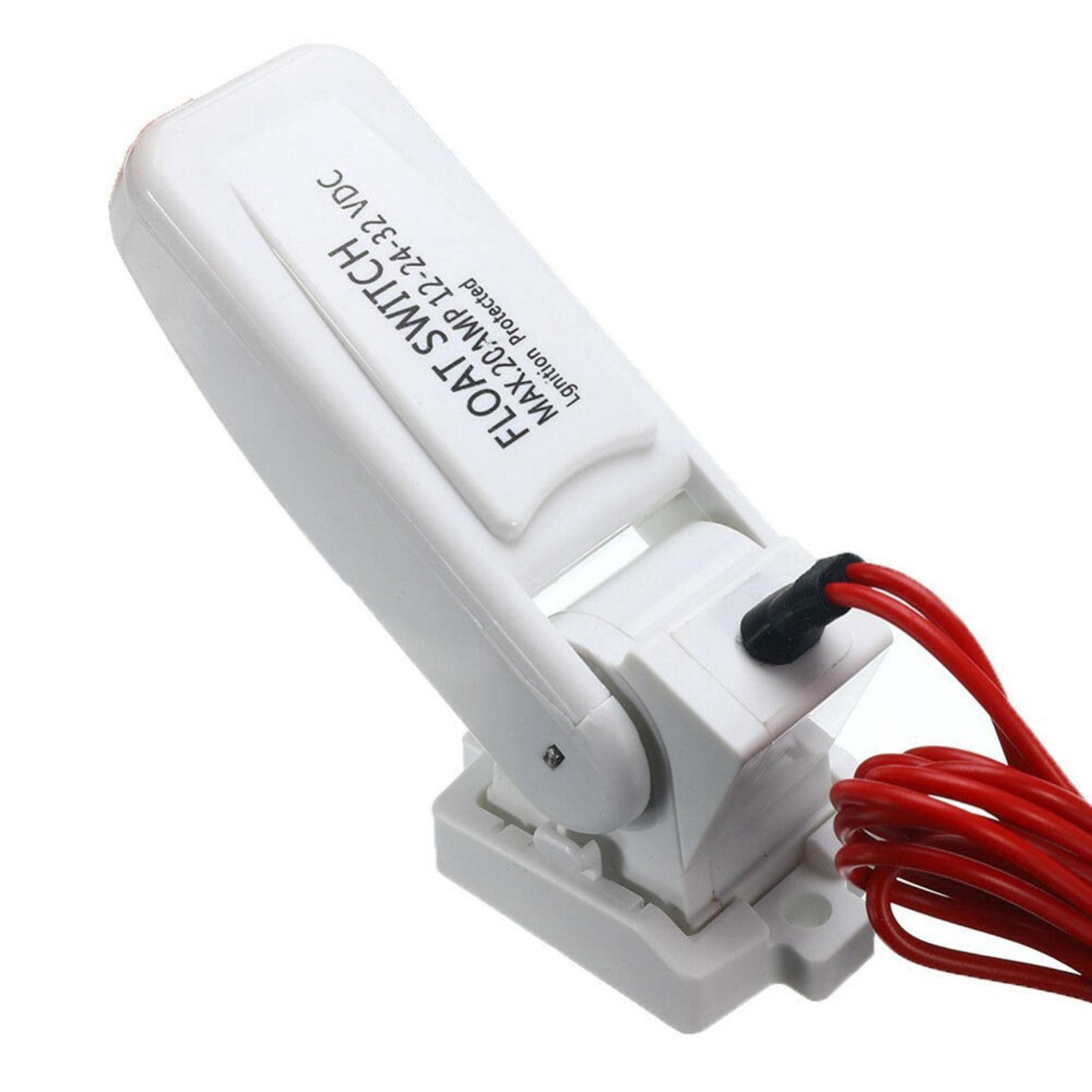 prasku Interrupteur Flotteur pour Pompe, Interrupteur à Flotteur de Pompe de Cale pour Pompes à Eau Électriques, 12V 24V ou 32V pour Bateau, Caravane