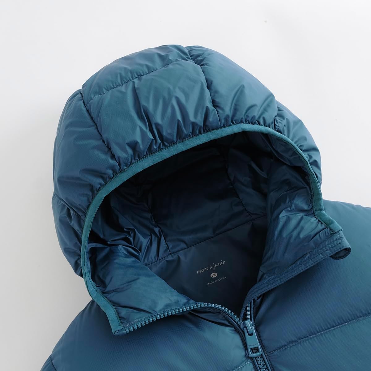 marc & janie Boys Outdoor Ultralight City Down Jacket Long Sleeve Hooded Coat Warm Tops 231512