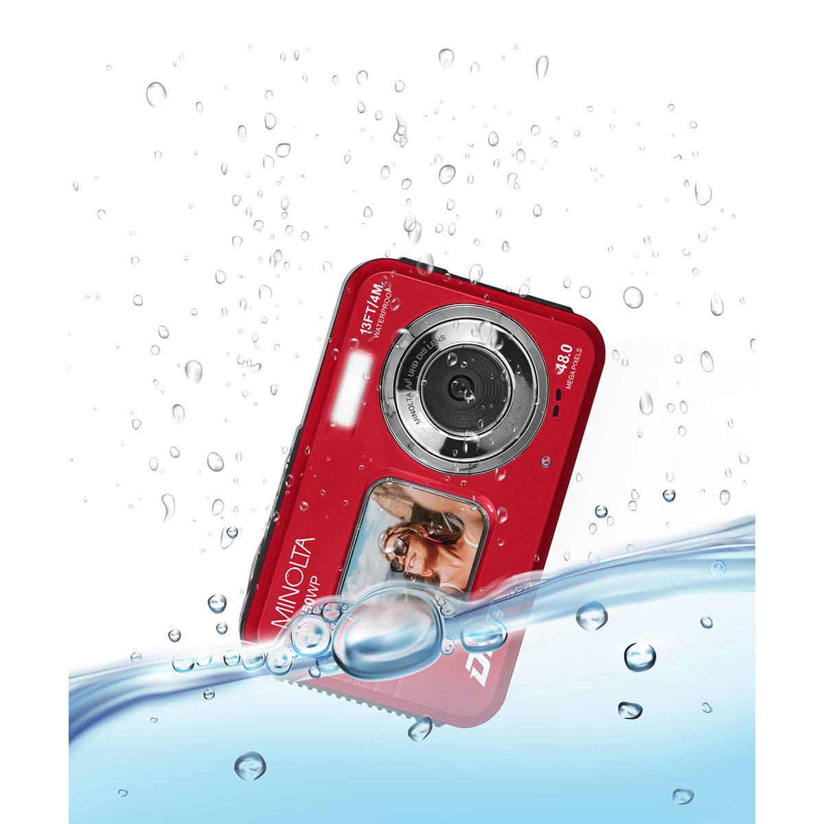 Amazon.com : Minolta 48MP Underwater Digital Camera – 5K Ultra HD