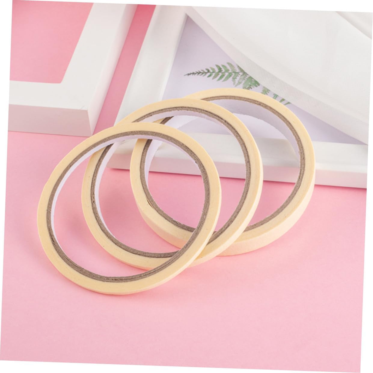 18rolls Nail Polish Color Separation Masking Tape of Easy Peel Adhesive Tape for Nail Widths