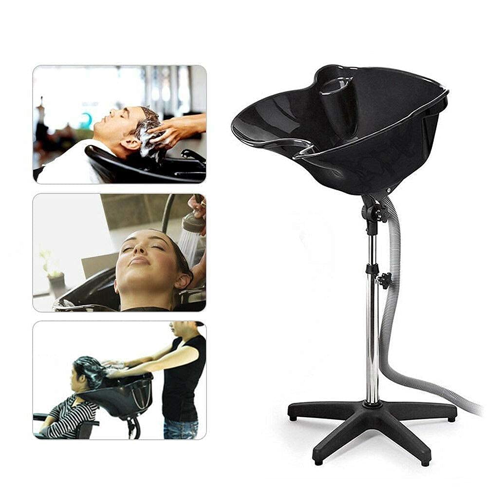 Lookstar Hair Washing Sink, Portable Height Adjustable Shampoo Basin Wash Hair Bowl Hairdressing Salon Sink Basin For Barber Shop Beauty Salon Spa Equipment, Polished Lookstar Hair Washing Sink, Portable Height Adjustable Shampoo Basin Wash Hair Bowl Hairdressing Salon Sink Basin For Barber Shop Beauty Salon Spa Equipment, Polished