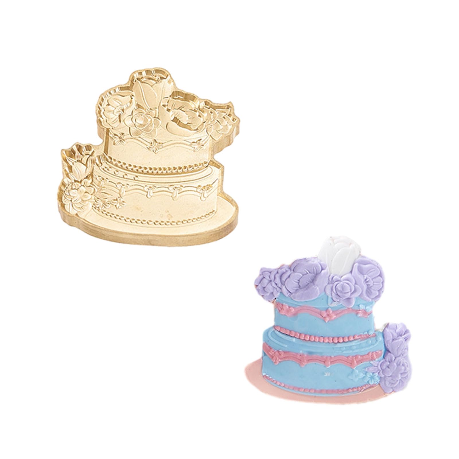 NEWFT Cards Wax Stamp Head Replacements Envelope Sealing Greeting Card Emboss Sealing Wax Stamp Head Brass Personalized