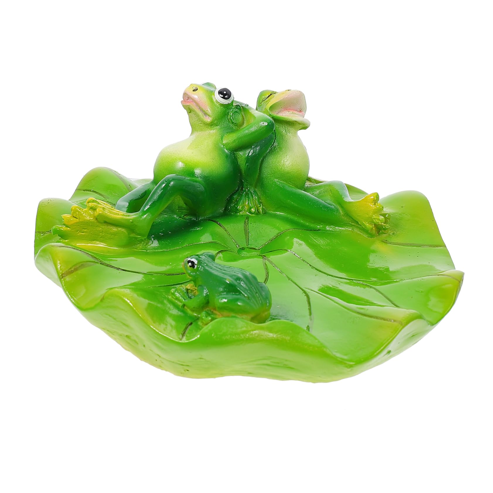 HEMOTON 2 Pièces Ornement de Résine Flottante pour Décoration de Jardin Étang Statue Décorative Résine pour Aquarium Décor de Salon