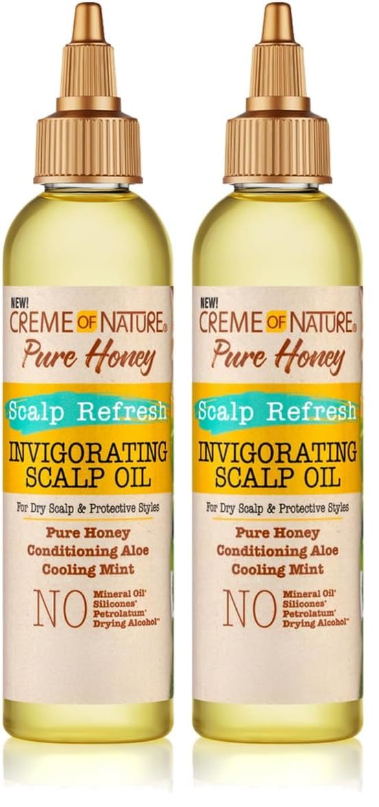 Creme of Nature Pure Honey Scalp Oil (Pack of 2)