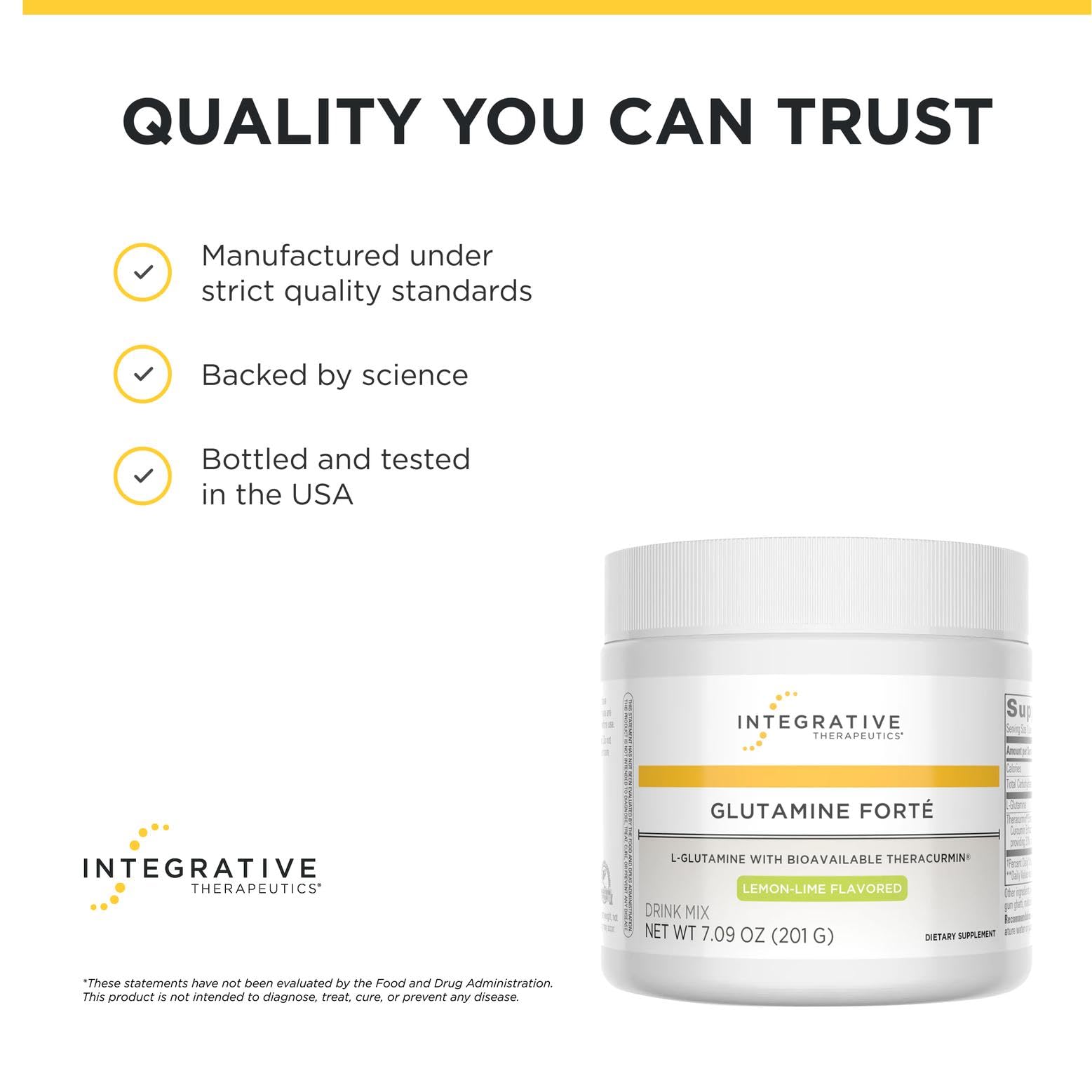 Integrative Therapeutics Glutamine Forté Gut Support* Drink Mix — Amazon image 6