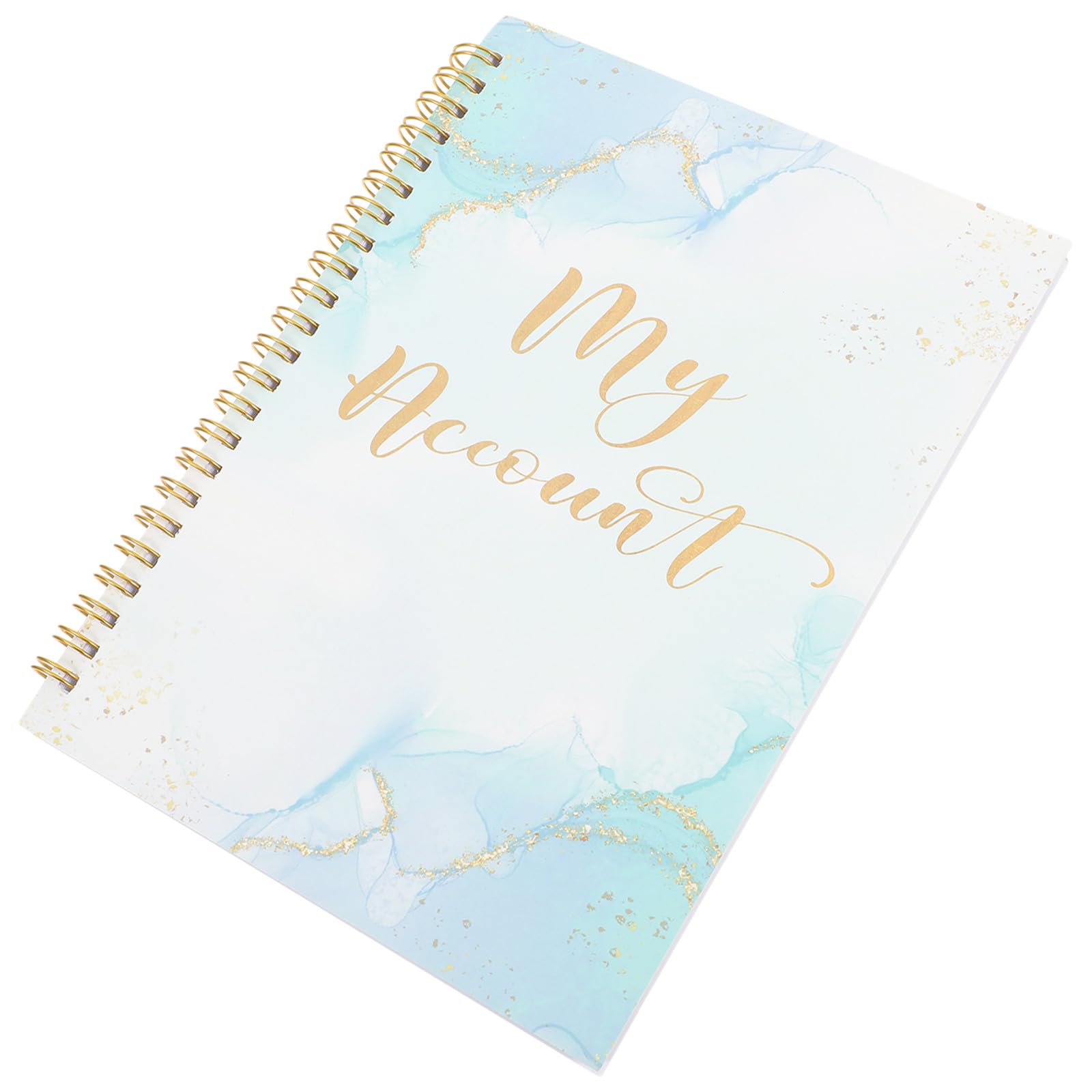 GLEAVI Check Register Book Marble Light Red 1 Book Personal Bank Account Tracker Financial Tracking Tool Expense Register Budgeting Notebook for Office Use