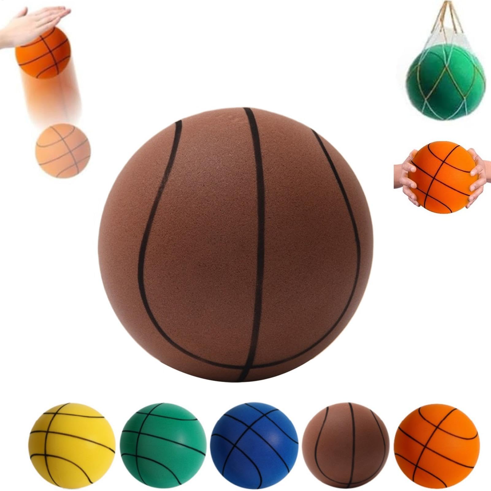 Quiet Basketball Dribbling Indoor Silent Foam Soft Bounce Non-Slip Grip