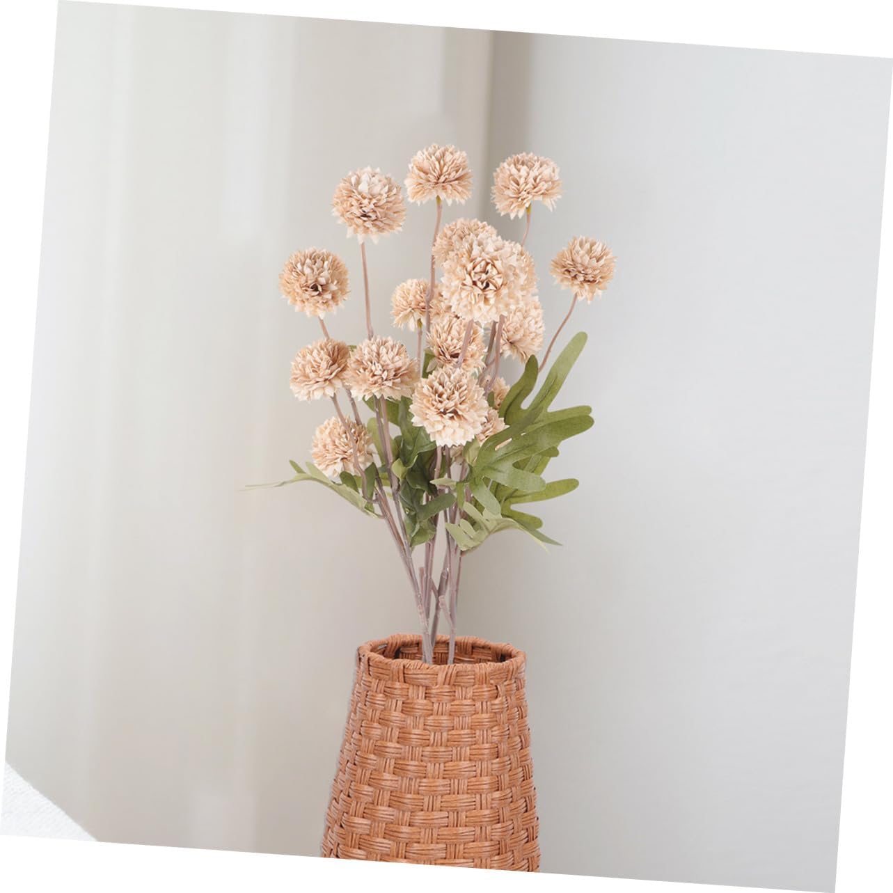 Ciieeo 6pcs Fake Dandelions Picks for Flower Arrangement Artificial Flowers Ornaments for Home Decor Wedding Decorations and Floral Centerpieces