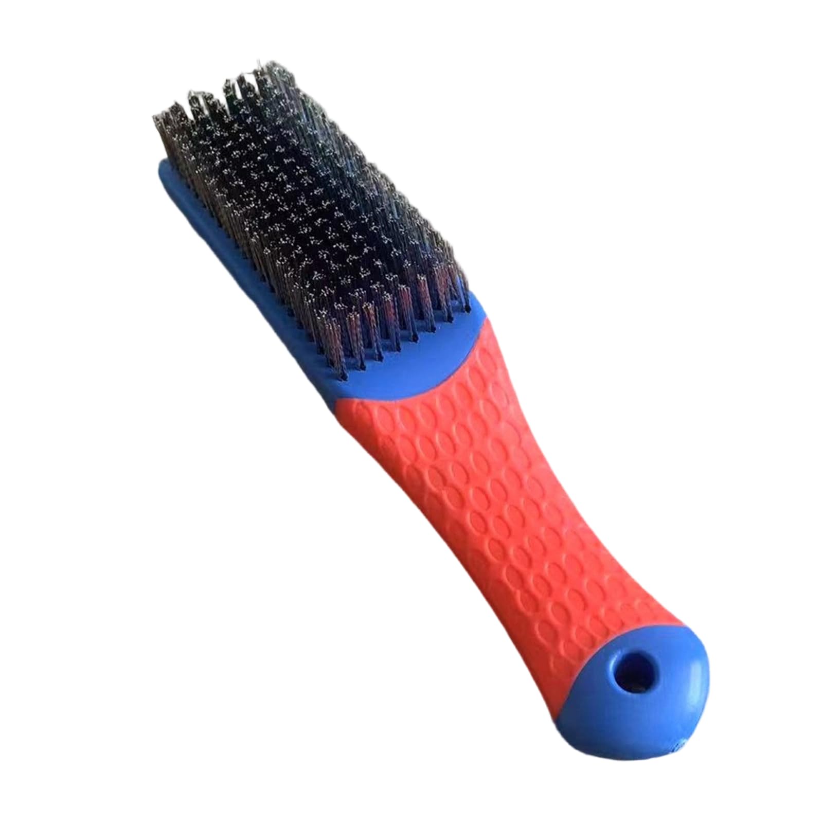 Msioytog Antique Cleaning Brush with Stainless Steel Bristles Efficient Rust Removal Polishing Metal Bristles Handle Design Brass Wire Polishing Brush