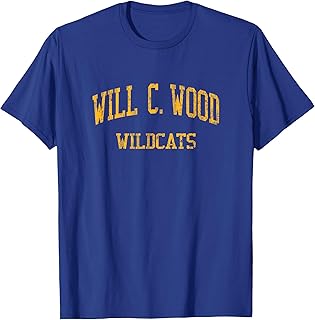 Will C. Wood High School HS Vacaville CA Vintage Sports T-Shirt