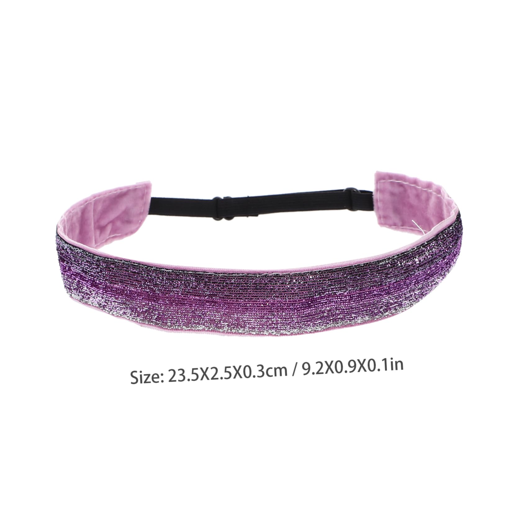 Abaodam Sport Stirnband Wander Stirnbänder Workout Schweißband Sportstirnbänder Für Mädchen Elastisches Sport Stirnband Lauf Haarbänder Für Schweißband Pailletten Stirnband