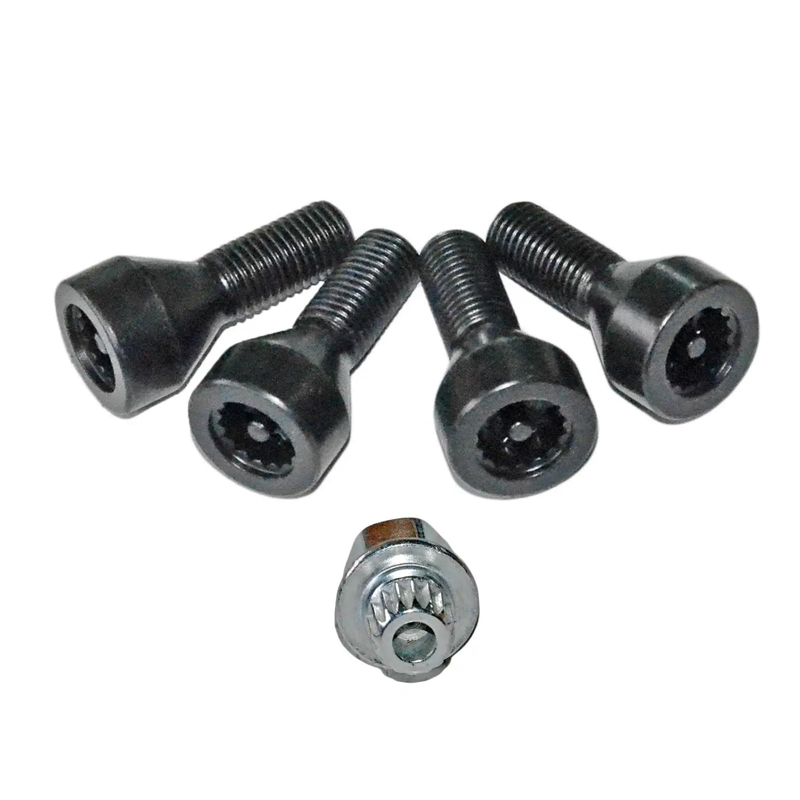 Tornillos de llanta M12x1,5 OE 36136786419 antirrobo para BMW E46 E90 E60 7