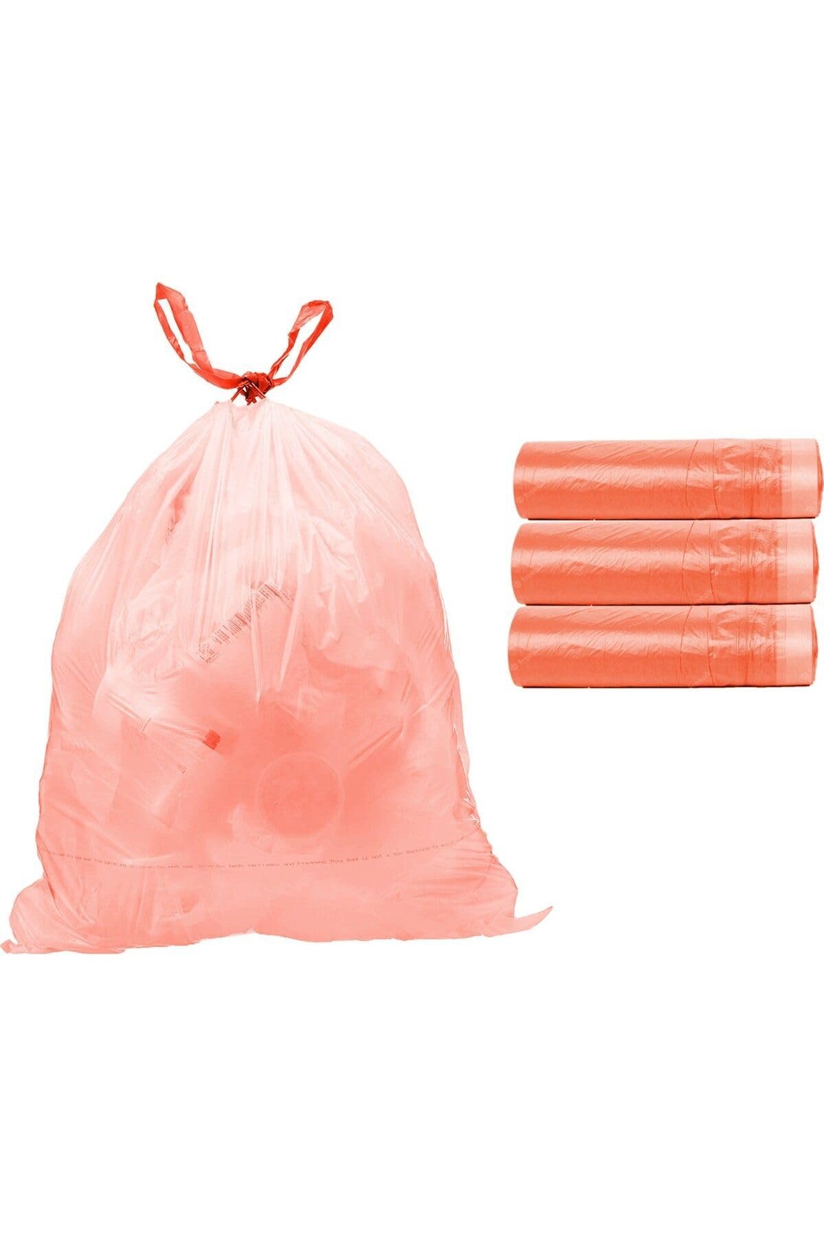 Florex Büzgülü Çöp Torbası 55x60 Cm 3'lü Eko Paket Lavanta-Çilek-Limon Kokulu
