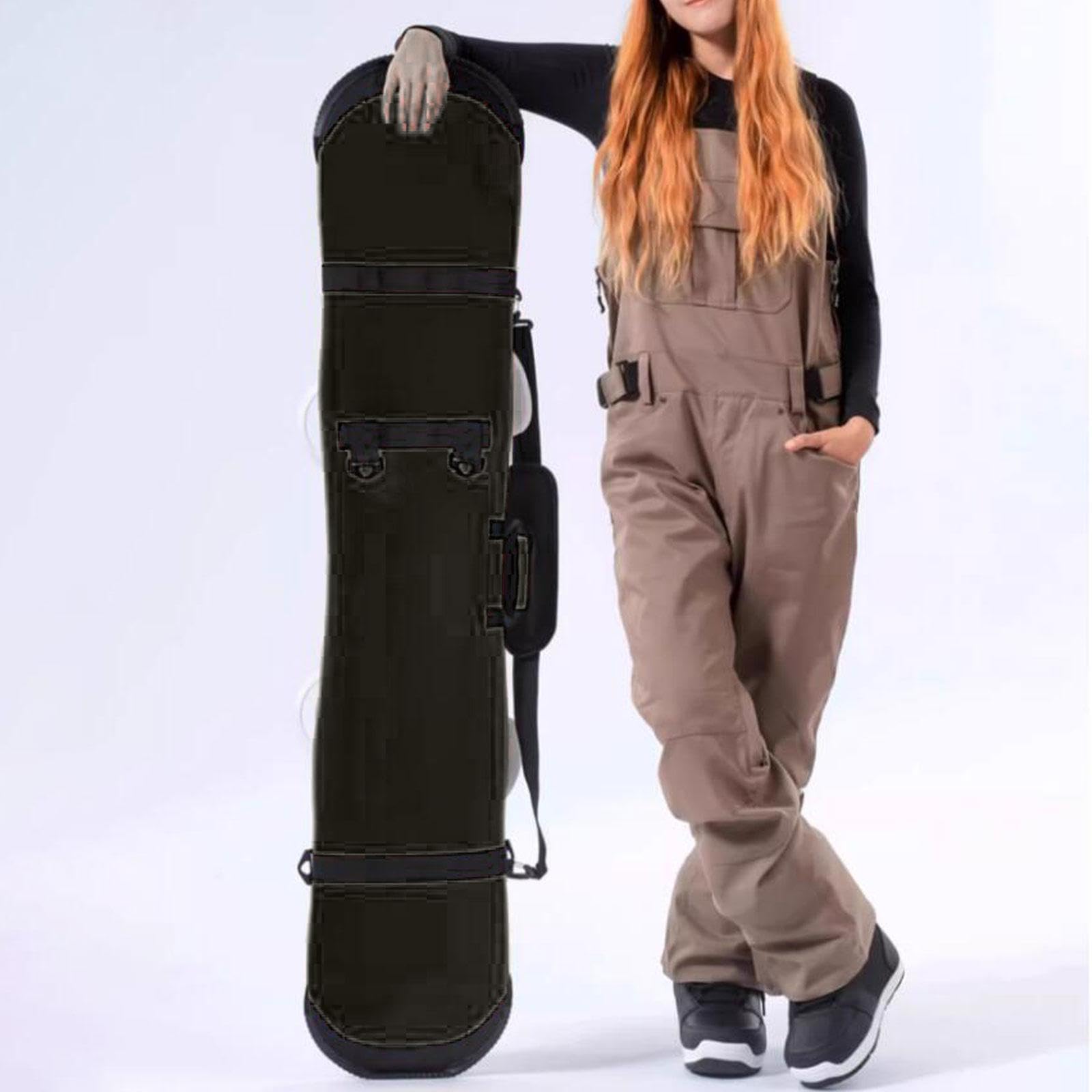 Snowboard Funda con Correa Acolchada Ajustable Bolsa de Transporte Universal de Neopreno Elástico Cubierta Suave para Protección Adecuada para Viajes