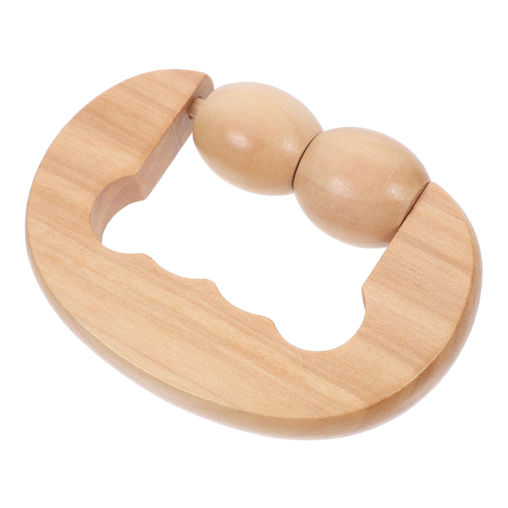 Beavorty Pcs Handheld Foot Massager Roller Massage Tool Wooden Design for Face Shoulder Neck Back Feet