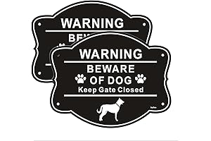 Rust-Free Beware of Dog Yard Signs: Protect Your Property with a Warning That Stands Out