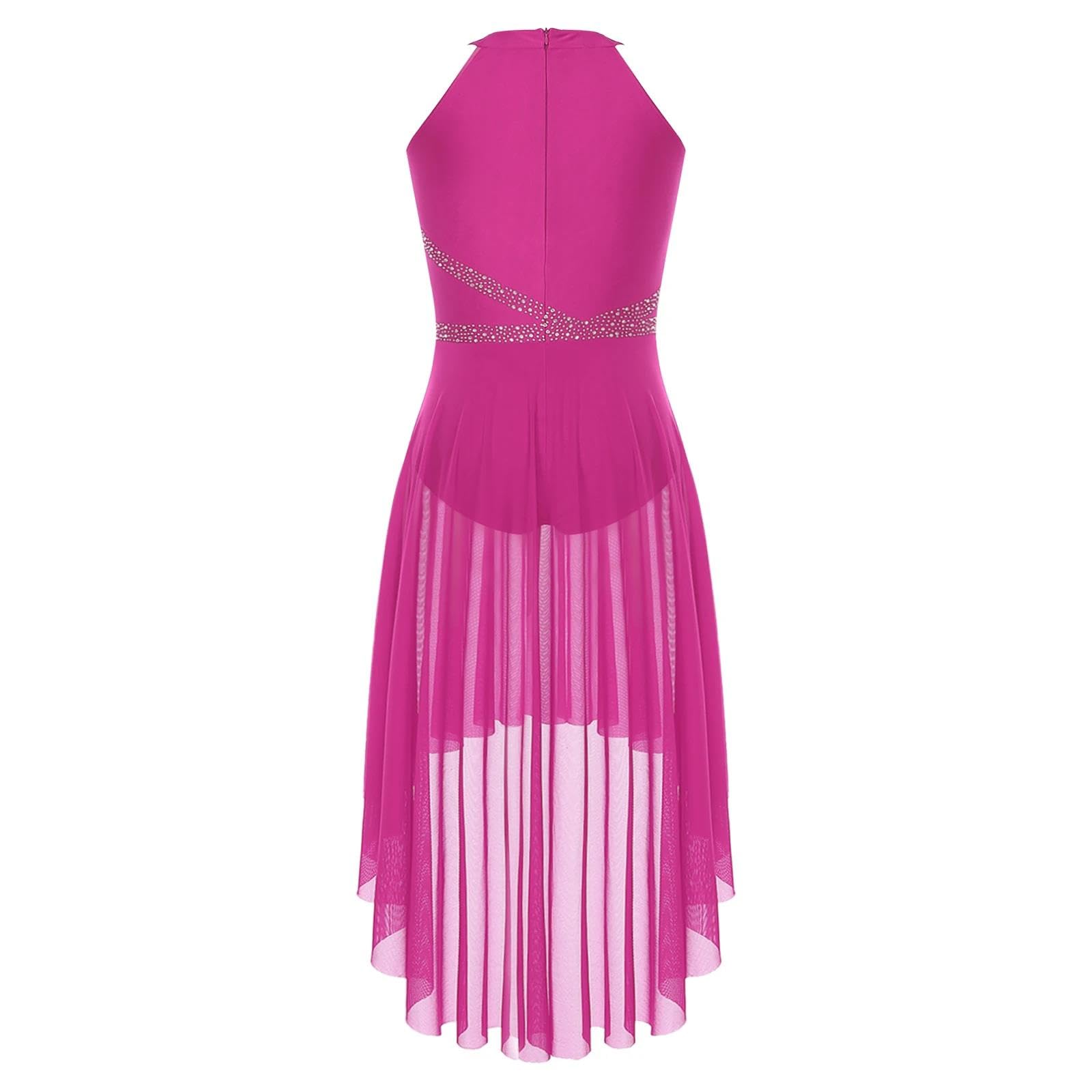 Lingerie Donna Sexy Rinestones Ha Arricciato L'Orlo Asimmetrico da Ballo