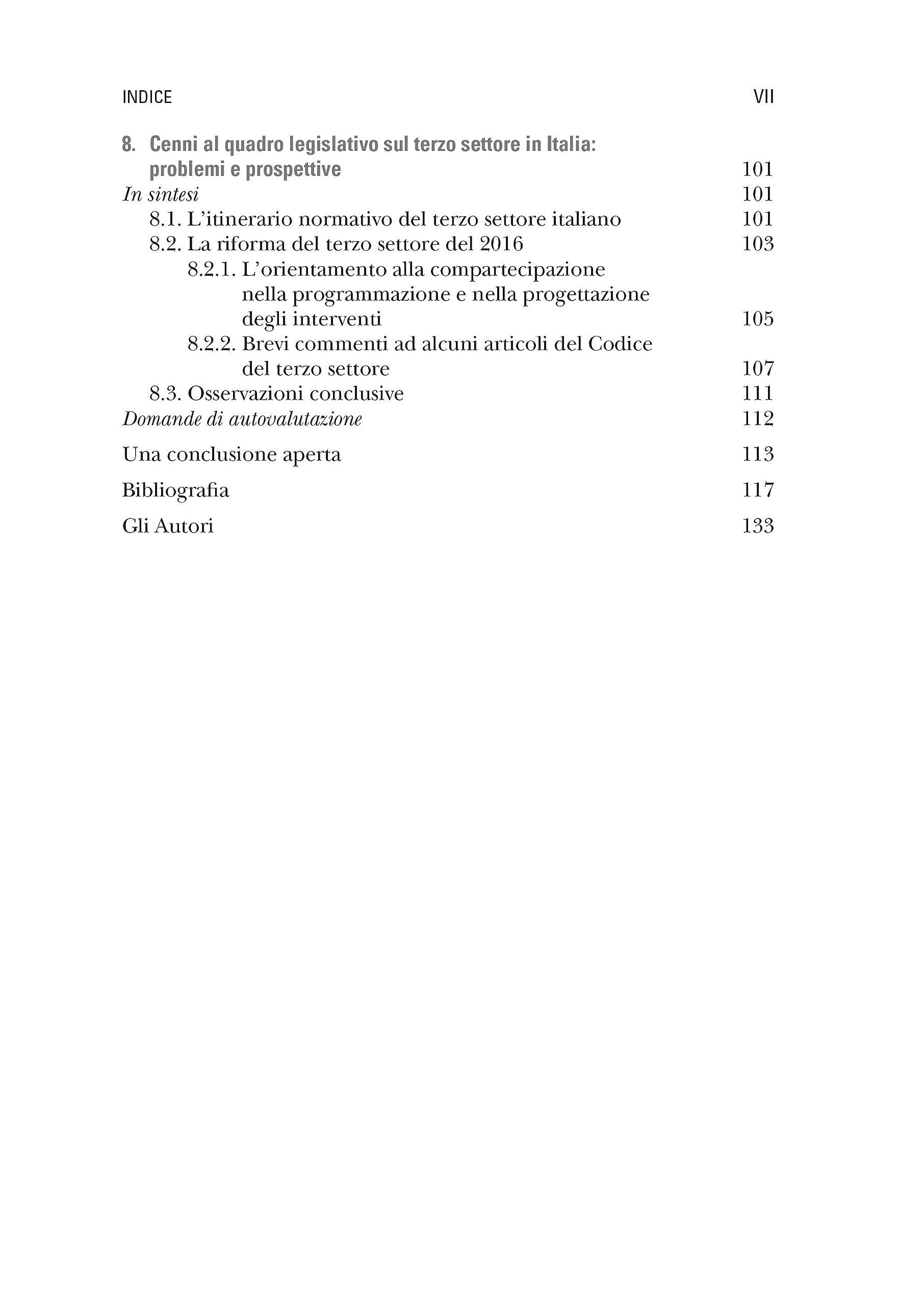 Lineamenti di sociologia del Terzo settore