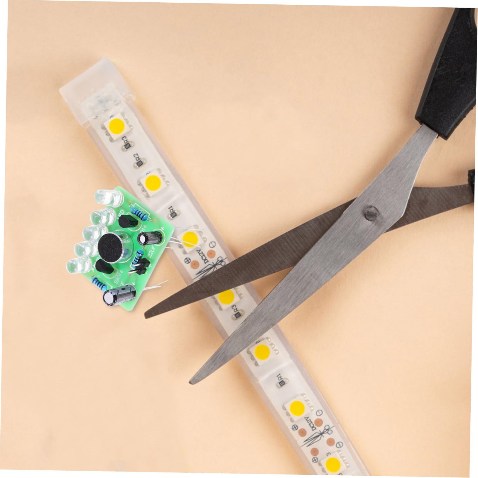 Uonlytech - Module Acoustique LED - Module Clignotant LED lumière Flash Lustre LED DIY Respirer des pièces légères Module de pièces de Lampe Clignotante LED Tons de Terre dirigé Positionner