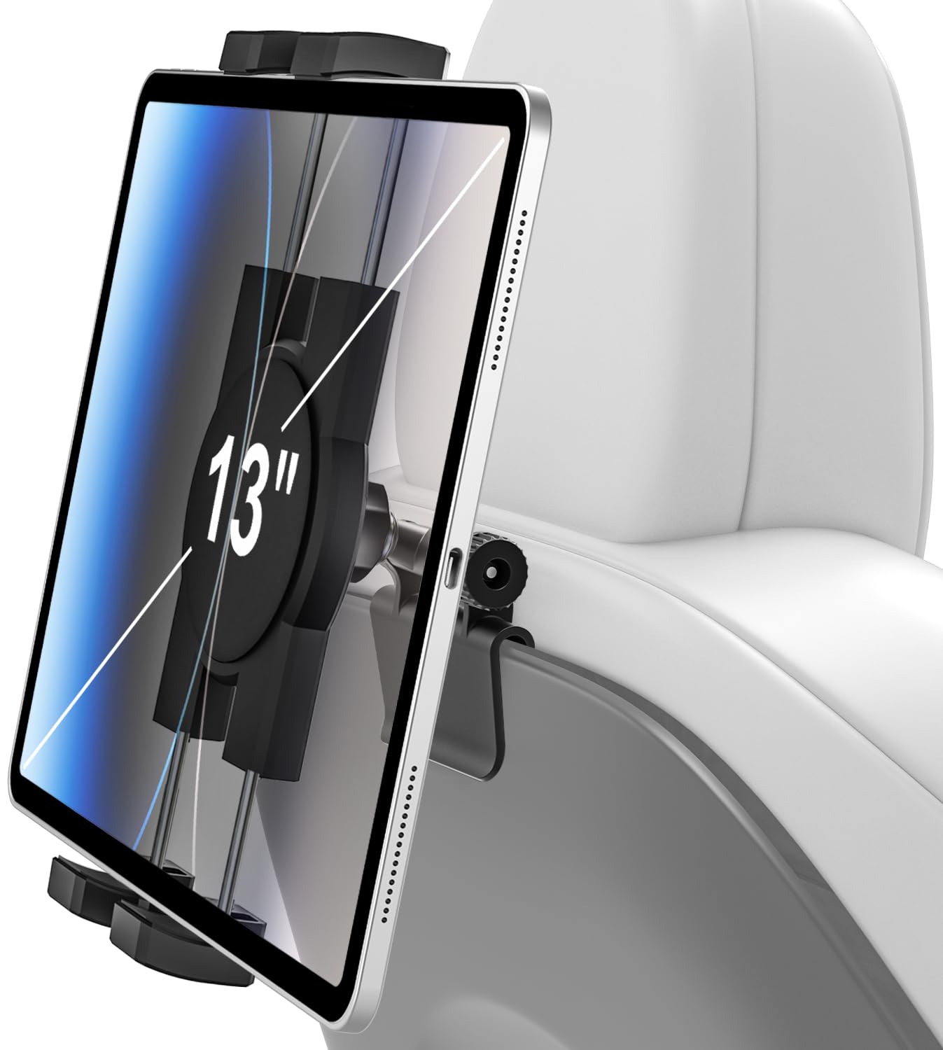 woleyi for Tesla Model Y Model 3 Model S Model X Tablet Headrest Holder - 2025 Tesla Back Seat Tablet Mount for iPad Pro 12.9, Air, Mini, iPhone,