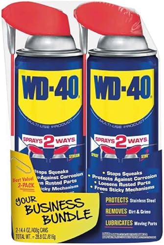 WD-40490224 producto multiuso 144onzas Pajilla inteligente paquete doble