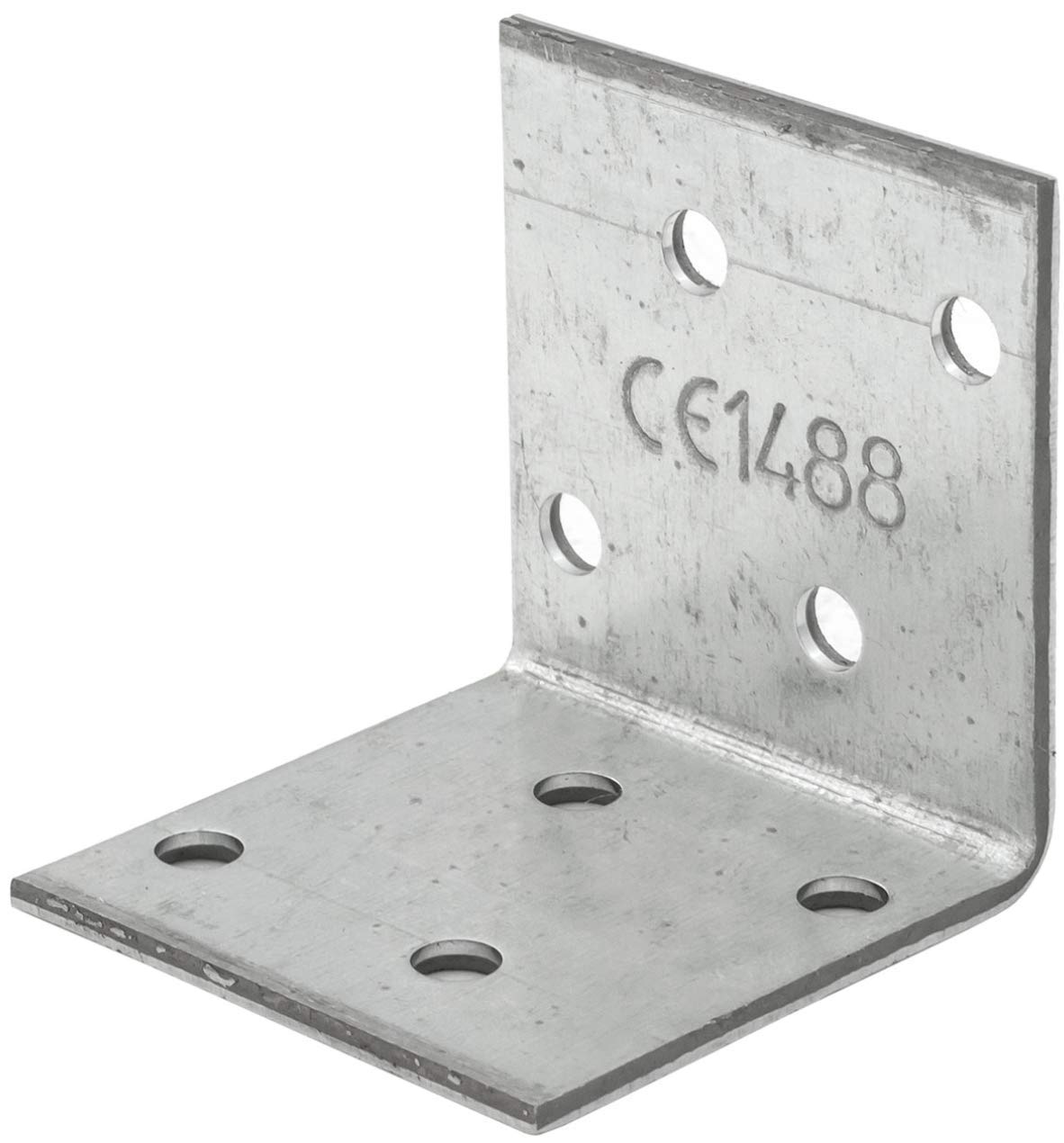 KM1 40x40x40 T2mm Galvanised Steel Corner Angle Bracket Brace 90 Degree 2.0mm Heavy Duty, Pack Of: 1, Size: 40x40x40x2mm