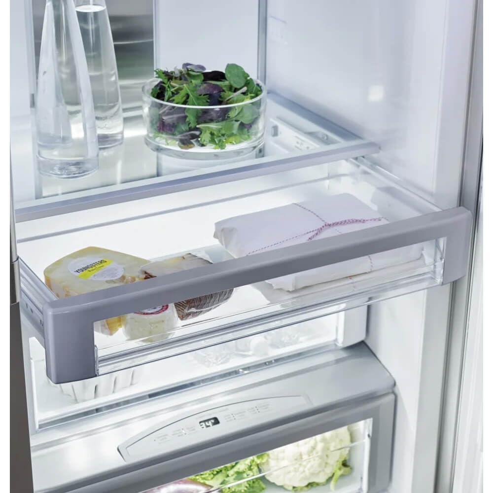 Monogram ZISS480DNSS 28.6 Cu. Ft. Stainless Steel Built-in Side by Side Refrigerator on Fridge.com