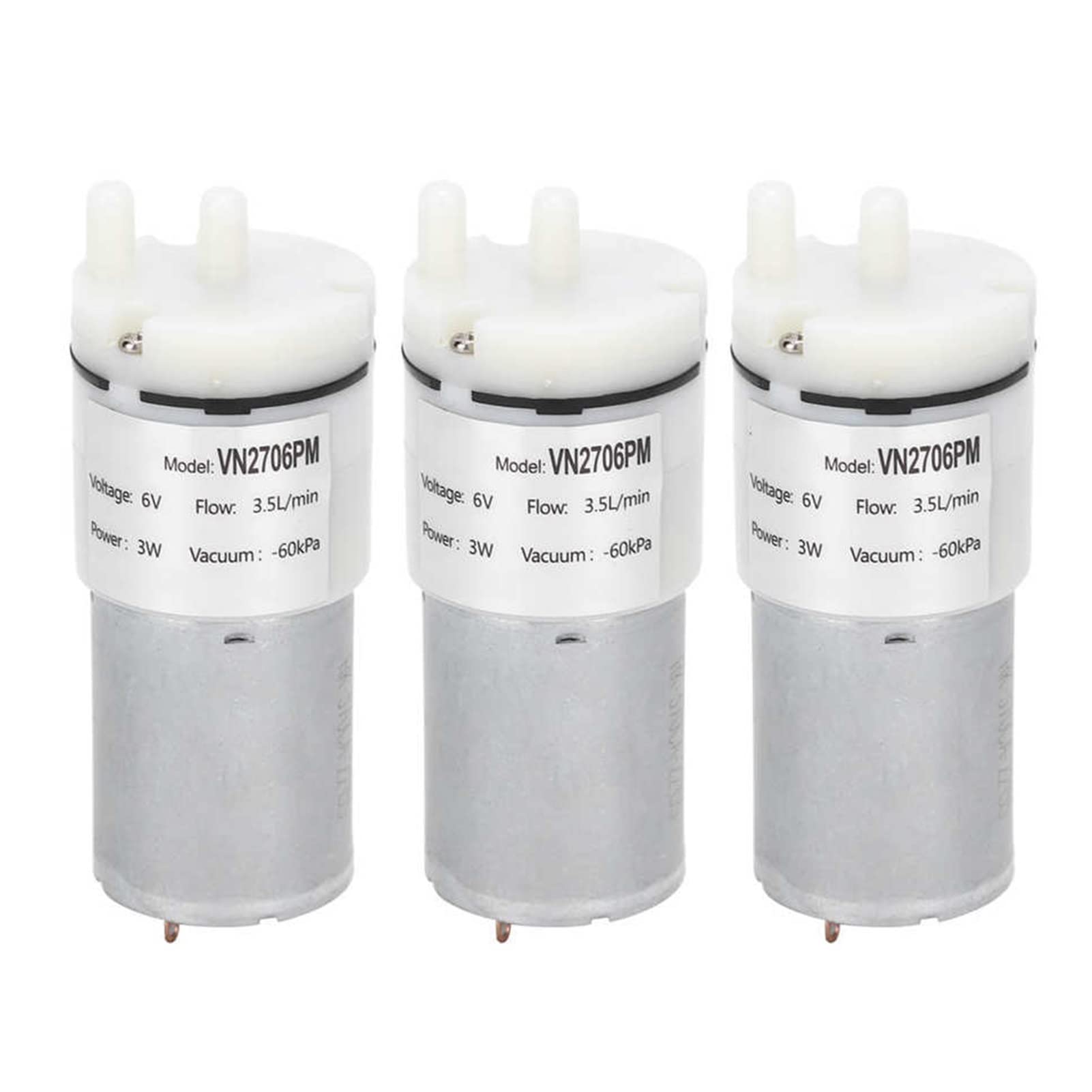 Bomba de sumidero Sumergible DC 6V Micro Bomba de Agua Mini Motor Sumergible Acuario Acuario Aire Acuario Aquarium Air Pump Accesorios, 3 unids Bomba de Transferencia