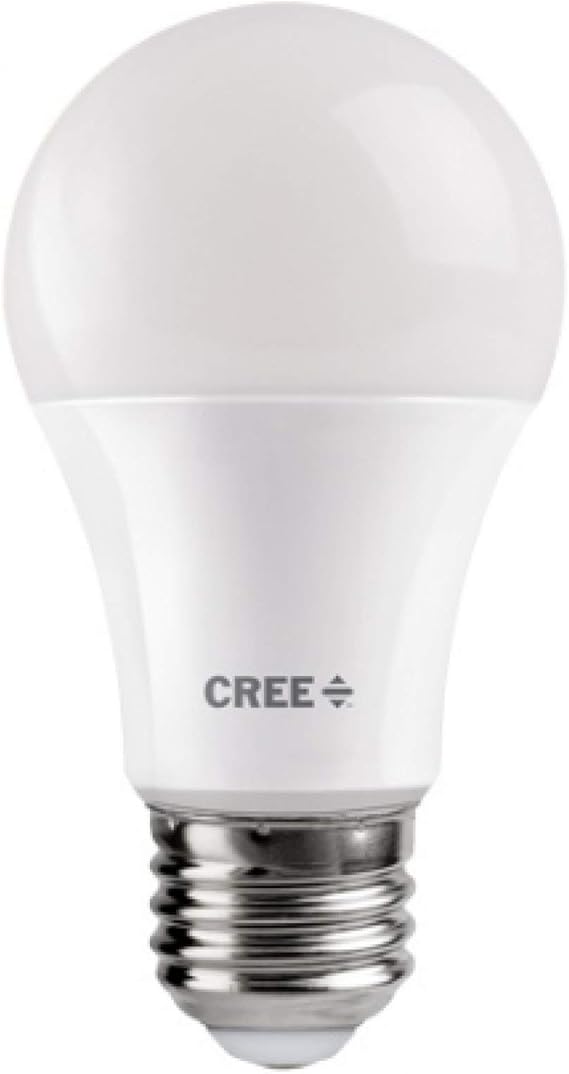 Cree Lighting A19 100W Equivalent LED Bulb, 1600 lumens, Dimmable, Soft