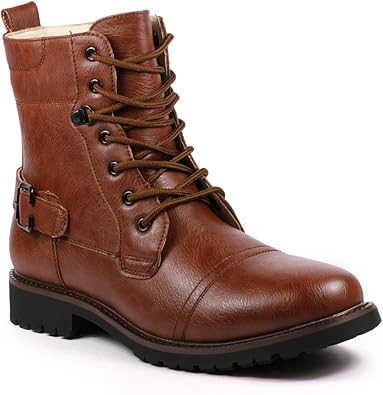 Cap toe combat boots Outlet