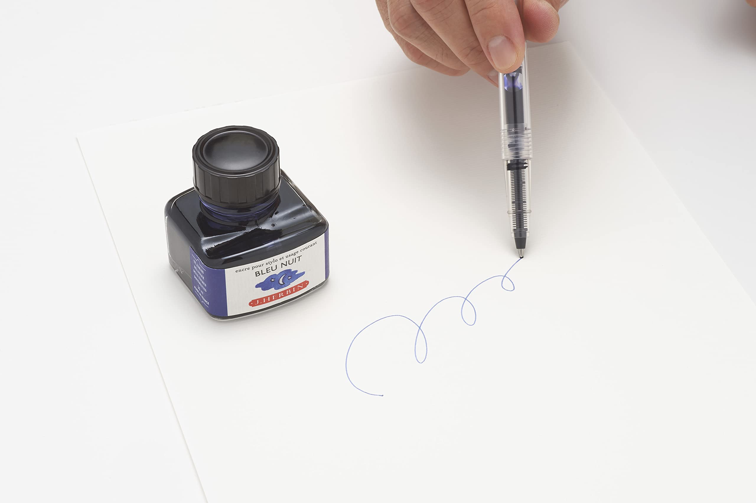 Amazon | エルバン コンバーター付き ローラーボールペン 細字(0.5mm