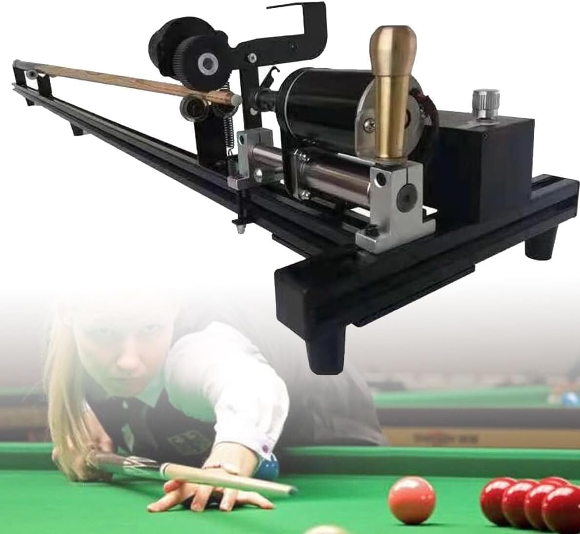 Billiard Cue Repairing Machine,Pool Balls Set,7-in-1 Snooker Cue Stick Repairer, Multifunctional Snooker Cue Repair Kit, for Billiard Cue Tip Clamp Repairing