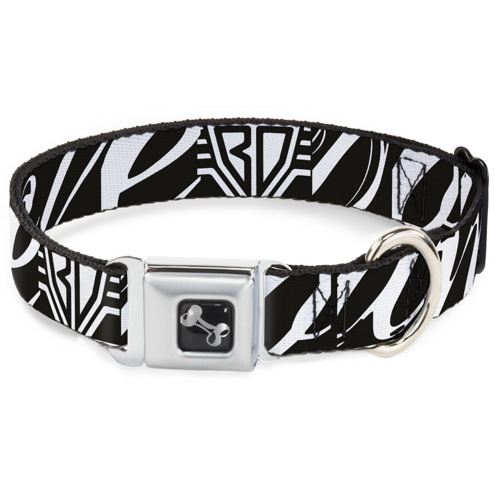 Collier de chien Buckle Down ceinture de sécurité large pour grand chien style urbain chic