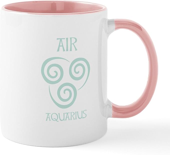 CafePress Air Sign Symbol Astrology Aquarius Mugs 11 oz (325 ml) Ceramic Coffee Mug