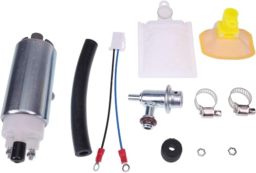 In-Tank EFI Fuel Pump w/Regulator 15100-35F20 Compatible with Suzuki | GSXR600 2001-2003, GSXR750 2000-2003, GSXR1000 2001-20004, Hayabusa SV650/1000 Vstrom 650/1000 15100-35F00 15100-35FV0