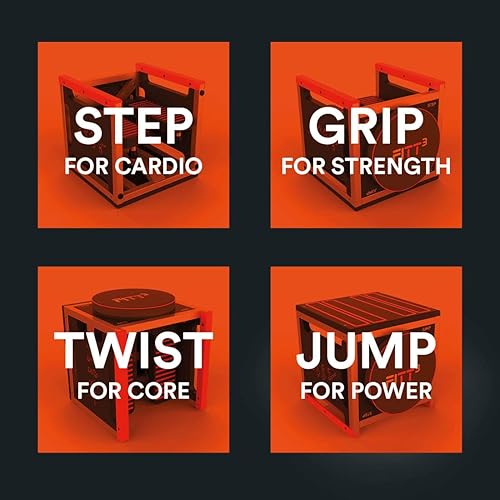 Miniatura 4 de New Image Unisex's FITT Cube Total Body Workout, High Intensity Interval Training Machine, Accent Color Varies