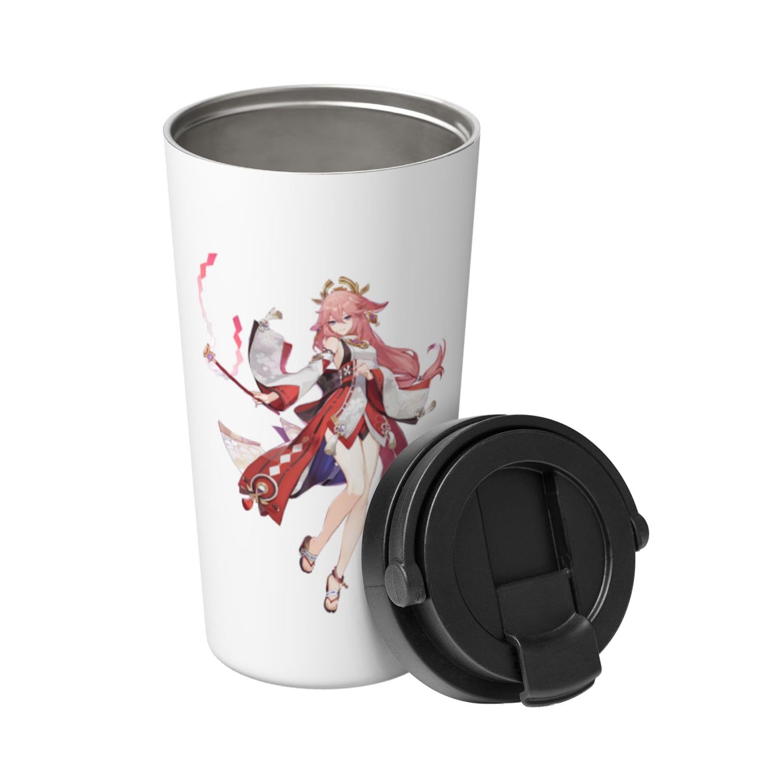 原神　オルロン　台湾限定 ストロー付きタンブラー 冷変カップ Amazon.co.jp: タンブラー 原神 げんしん 八重神子 コーヒー