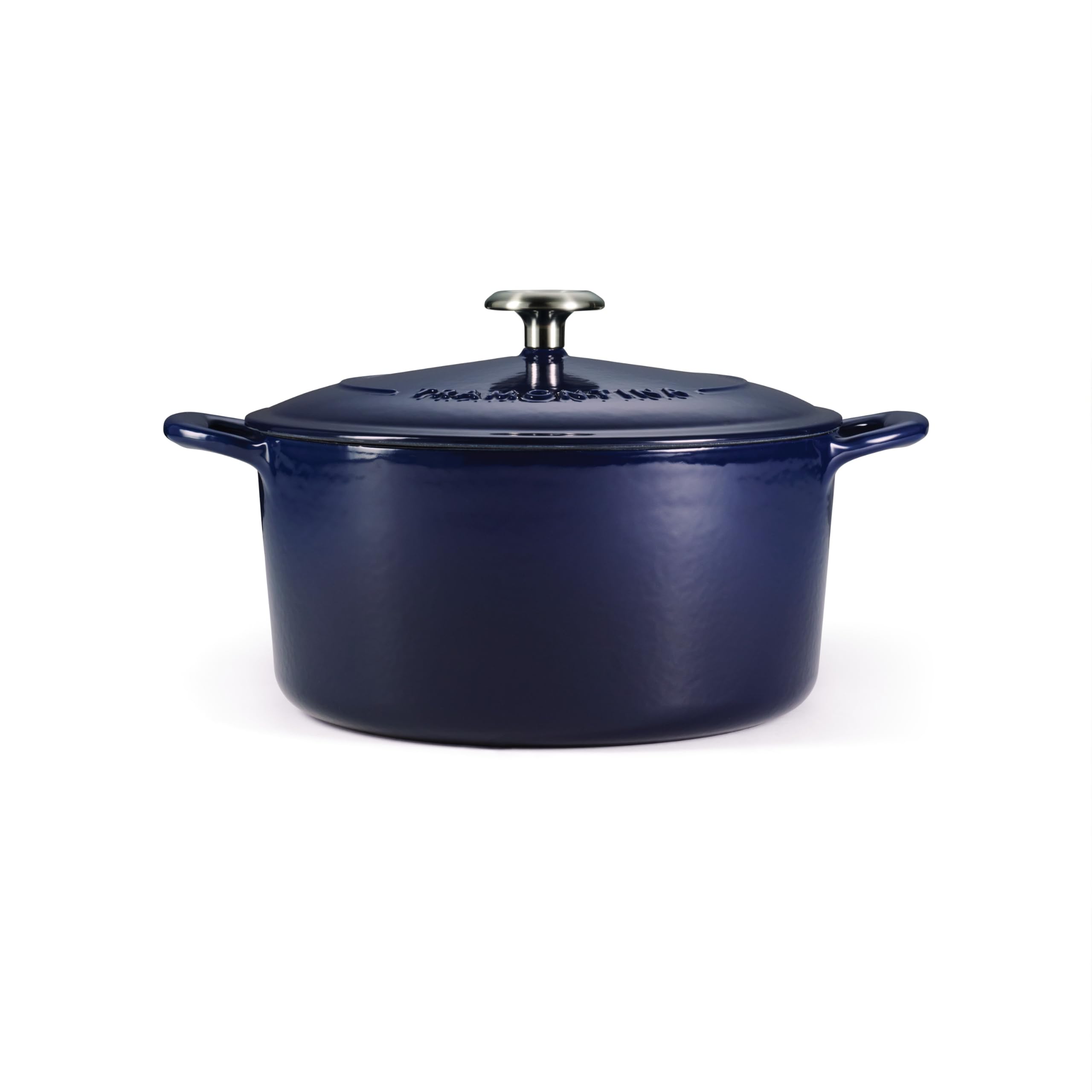 Tramontina Cocote in Ghisa Smaltata con Coperchio Blu Bestow 26 cm 6,2 L