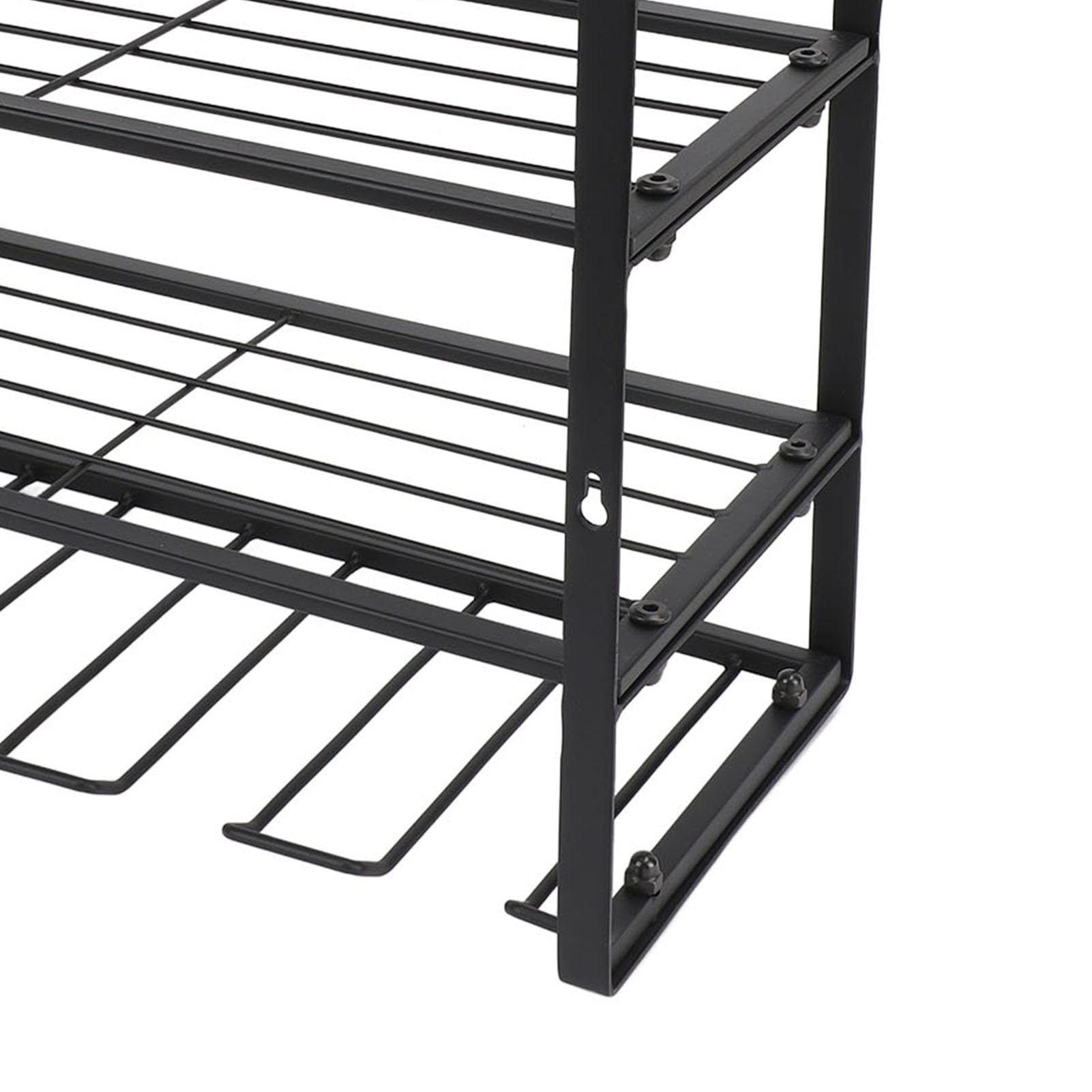 Aramox Organizer per Utensili Elettrici, Supporto per Trapano a Parete in Ferro con Fessure Laterali e Ganci, capacità di 200 Libbre, Facile Montaggio per Deposito Sala Attrezzi Officina Garage